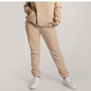 Meshki Charlie Unisex Cosy Jogger - oatmeal